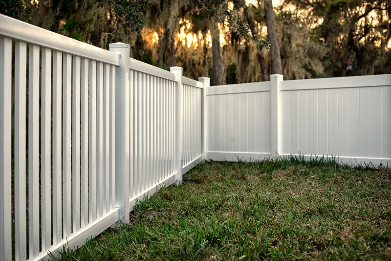 Vinyl Horse Fence Installation